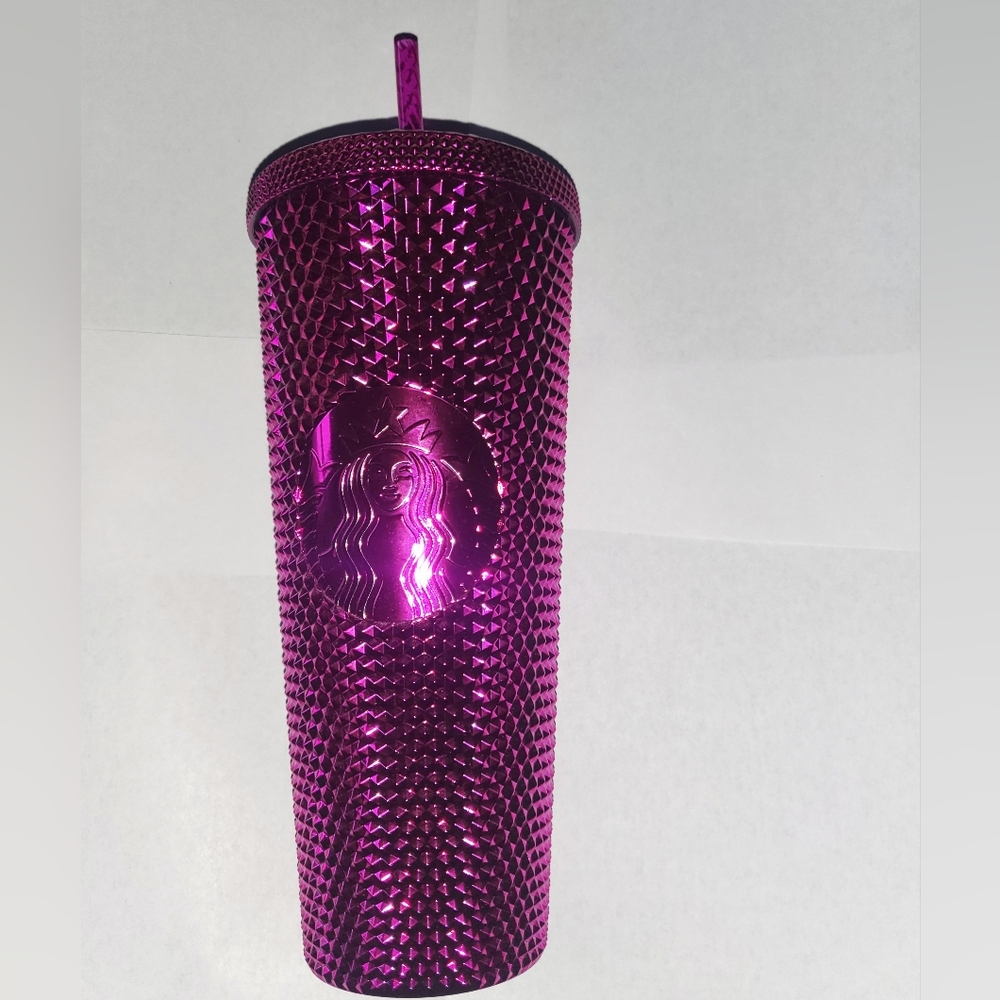 Starbucks Fuchsia Studded Tumbler